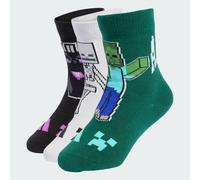 ADIDAS MINECRAFT KIDS 3 PAIRS PER PACK SOCKS