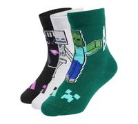 Children's socks adidas Minecraft (x3) Gris 37/39