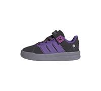 adidas Unisex Kids Minecraft Lightorama Court Children Shoes, Aurora Black/Purple Rush/Purple Burst, 10.5 UK Child