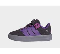 adidas Unisex Kids Minecraft Lightorama Court Children Shoes, Aurora Black/Purple Rush/Purple Burst, 2 UK