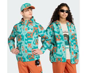 Adidas Minecraft Terrex 2 Layer CLIMAPROOF Rain Jacket