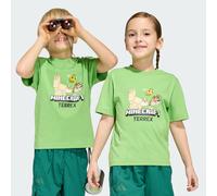 Adidas Minecraft Terrex Short Sleeve T-shirt Green 9-10 Years Boys,Girls