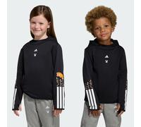 adidas Unisex Kids MINECRAFT TRAINING 3 STRIPES HOODIE, black/white, 7-8 Years