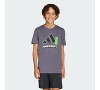 adidas Unisex Kids Minecraft Training T-Shirt, Aurora Onix/Black, 13-14 Years