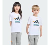 adidas Unisex Kids Minecraft Training T-Shirt, White/Black, 3-4 Years