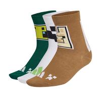 adidas Unisex MINECRAFT YOUTH 3 PAIRS PER PACK SOCKS M