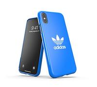 adidas Mobile Phone Case Designed for iPhone X Case, iPhone XS Case, Drop Tested Cases, Shockproof Raised Edges, Original Snap Case Protective Case, Blue