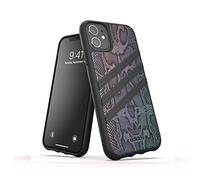 adidas Mobile Phone Case Designed for iPhone X Case, iPhone XS Case, Drop Tested Reflective Cases, Shockproof Raised Edges, Original Protective Case, Reflective Black