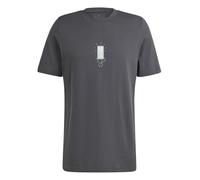 adidas Molded Linear Graphic T Shirt Mens S Grey