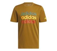 adidas Multi Linear Sportswear Graphic T-Shirt 'Brown' HS2525 XL