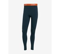 Adidas Multi Synthetic Base Layer Leggings Blue M Men