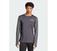 adidas Multi Synthetic Base Layer Long Sleeve, Dark Grey, Size Xs, Men Dark Grey