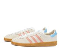 Adidas Munchen 24 Shoes in Wonder White/Wonder Clay/Semi Blue Burst | Size: UK 9 | Suede/Rubber/Synthetic | END Clothing UK 9