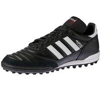 adidas Men's Mundial Team Soccer Shoes, Black/Footwear White/Red, 8 M US