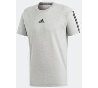 adidas Must Have 3 Stripes Tee T Shirt Men’s Grey Heather Black M BNWT DT9897