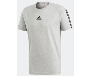 adidas Must Have 3 Stripes Tee T Shirt Men’s Grey Heather Black M BNWT DT9897
