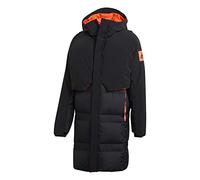 adidas Myshelter C.R. Double Jacket Men's Double Jacket - Black/Orange, Large/Large