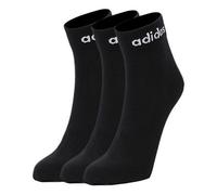 adidas neo Nc Ankle 3pp Logo Jacquard Sports Socks 3 Pairs Black GE6177 S