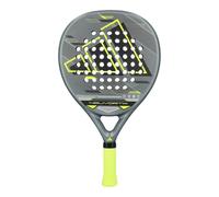 adidas Neuvortx Black and Yellow Padel Racquet, 360-375 g, with Eva Performance Rubber, Medium Balance Round Paddle, for Control and Precision, Spin Blade Technology, Sweet Spot in Central Zone