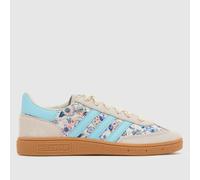 adidas Off-White Multi X Liberty Handball Spezial Girls Junior Trainers UK 2 (EU 34)