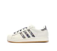 adidas Off-White/Multicolor Girl/Womens Superstar Sneakers, white, 6 UK