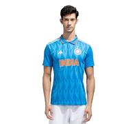 Adidas Official India Cricket ODI Fan Jersey (X-Large) Bright Blue, XL