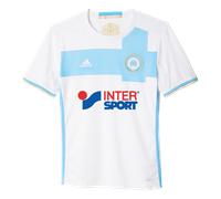Adidas Olympique Marseille Home Junior Short Sleeve Jersey 2016/2017 Colour: White, Size: 11-12 years