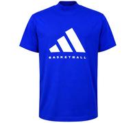Adidas One Basketball Short Sleeve Crew Neck Mens Blue T-Shirt IX1967