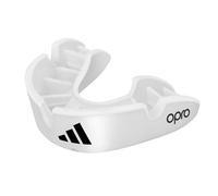 adidas OPRO Bronze Mouthguard - Junior, White - CE-Approved Gum Shield Suitable for Boxing, Rugby, Hockey, MMA, Kickboxing, Muay Thai, and Other Martial Arts
