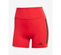 adidas Optime 1/4 3-Stripe shorts red black Women - XL