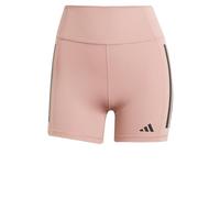 adidas Optimé 3-Stripes 1/4 Short Leggings, Recycled Polyester, Pink