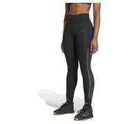 adidas Optime 3-Stripes Full-Length Leggings, Recycled Polyester, Black