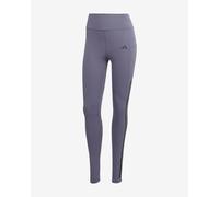 adidas Optime 3-Stripes Leggings Lilac Black Women - M