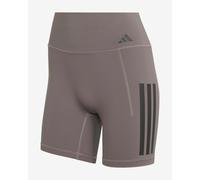 adidas Optime 3-Stripes Shorts Purple Black Women - L