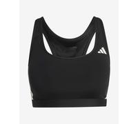 adidas Optime Essentials 3-Stripes Sports Bra Black White - XS