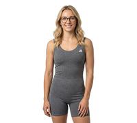 Adidas Optime Essentials Htr 1pc Sleeveless Body Grey M Woman
