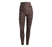 Adidas Optime Essentials Workout Leopard 7/8 Leggings Earth Strata / Black