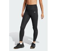 adidas Optime Stash 7/8 Leggings, Black, Size M, Inside Leg Regular, Women Black