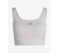 adidas Optime tank top light pink beige women - S