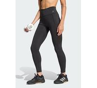 adidas Optime Workout Full Length Leggings, Black, Size Xl, Inside Leg Regular, Women Black