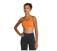 Adidas Optime Workout Medium Impact Sports Bra Orange XS Woman