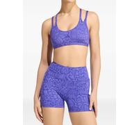 adidas Optime workout snake strappy lite support bra - Purple S-M-L