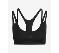 Adidas Optime Workout Strappy Low Impact Sports Bra Black S Woman