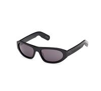 Adidas Unisex OR0139 01A Sunglasses Acetate Black Smoke Round Normal