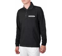 Adidas Originals NBA Basketball Long Sleeve Men's Polo Shirt Top Black UK G86395