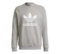 adidas original adicolor classics trefoil crewneck sweatshirt 'Medium Grey Heather White' H06650 XL