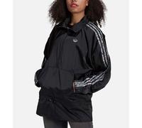 Adidas Originals 1/2 Zip Windbreaker Jacket Black/White-New-100% Genuine-RRP £70