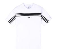 adidas originals 3-stripe Tee Stripe logo Embroidered Short Sleeve White FM1529 S
