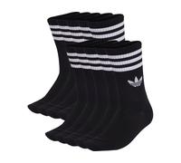 Adidas Originals 3 Stripes Crew Socks 10 Units Black EU 46-48