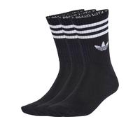 Adidas Originals 3 Stripes Crew 3 Pair Socks Black